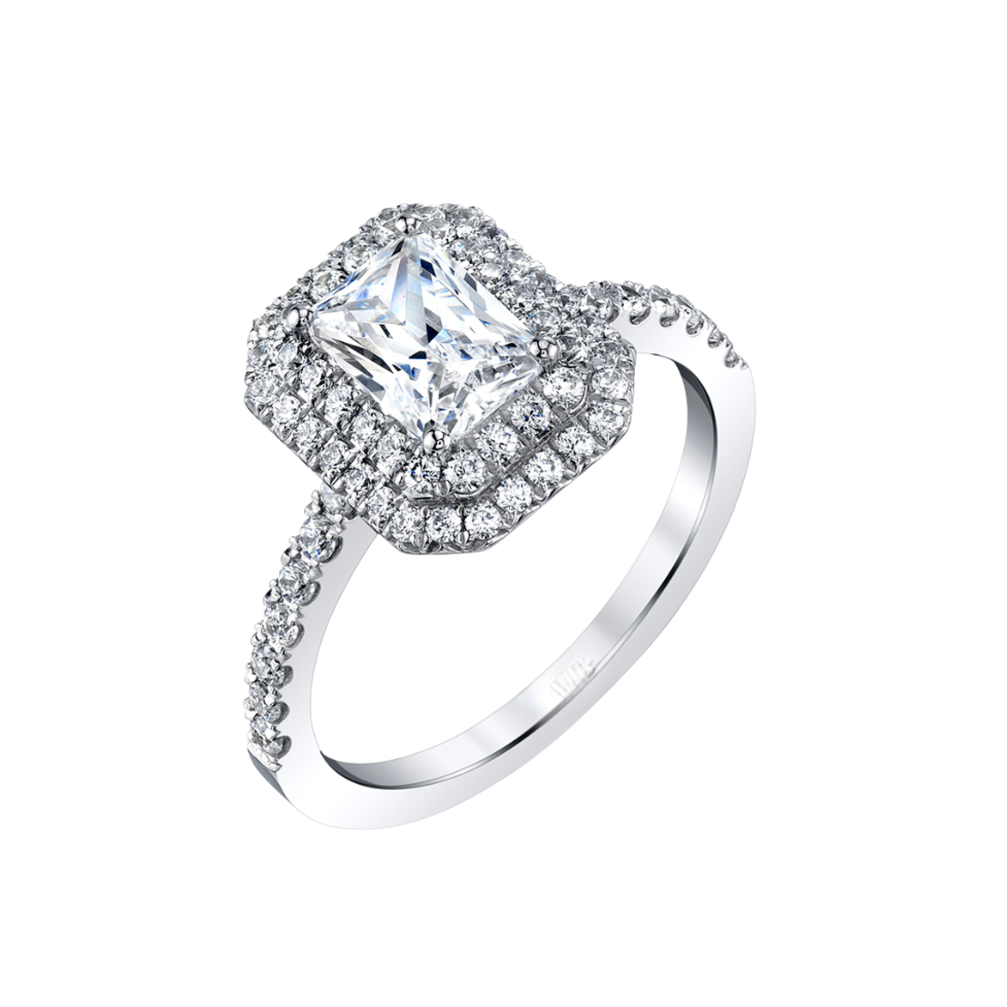 0.93 ct Emerald cut diamond ring