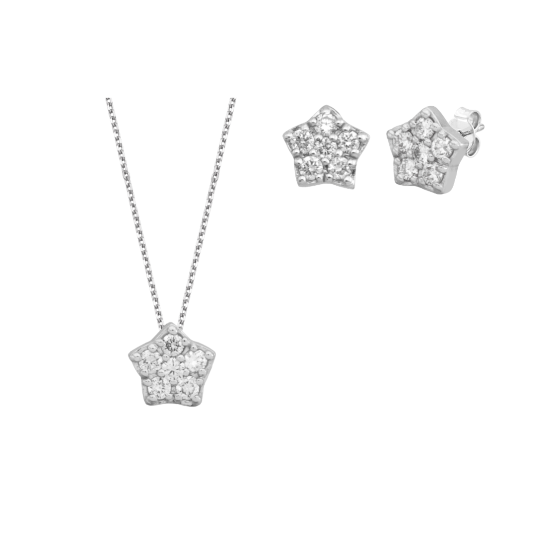0.29 ct Set with diamonds