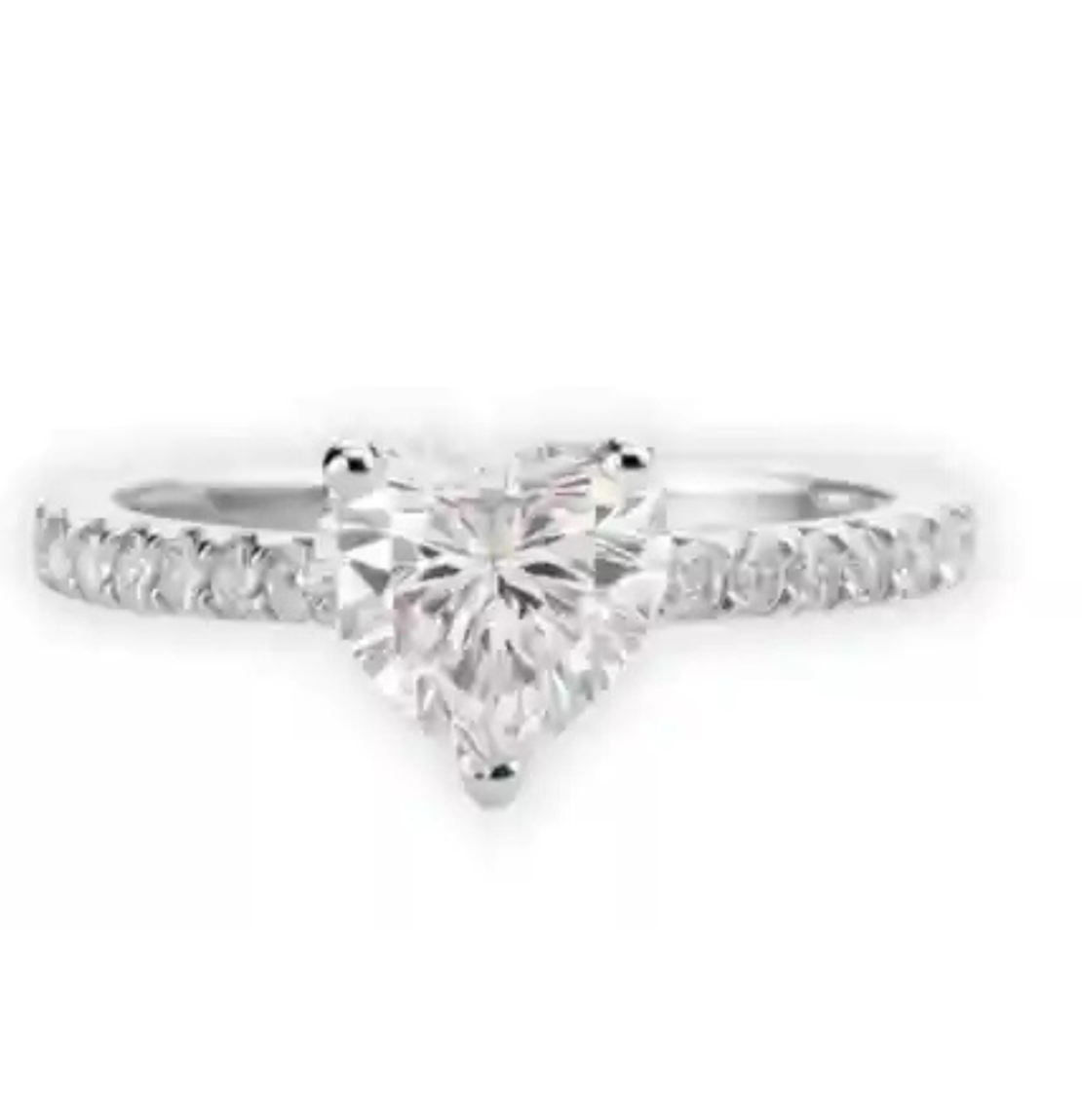 1.79 ct Heart shaped cut ring