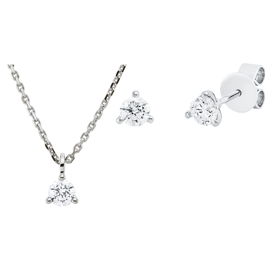 0.75 ct Classic sets with diamonds