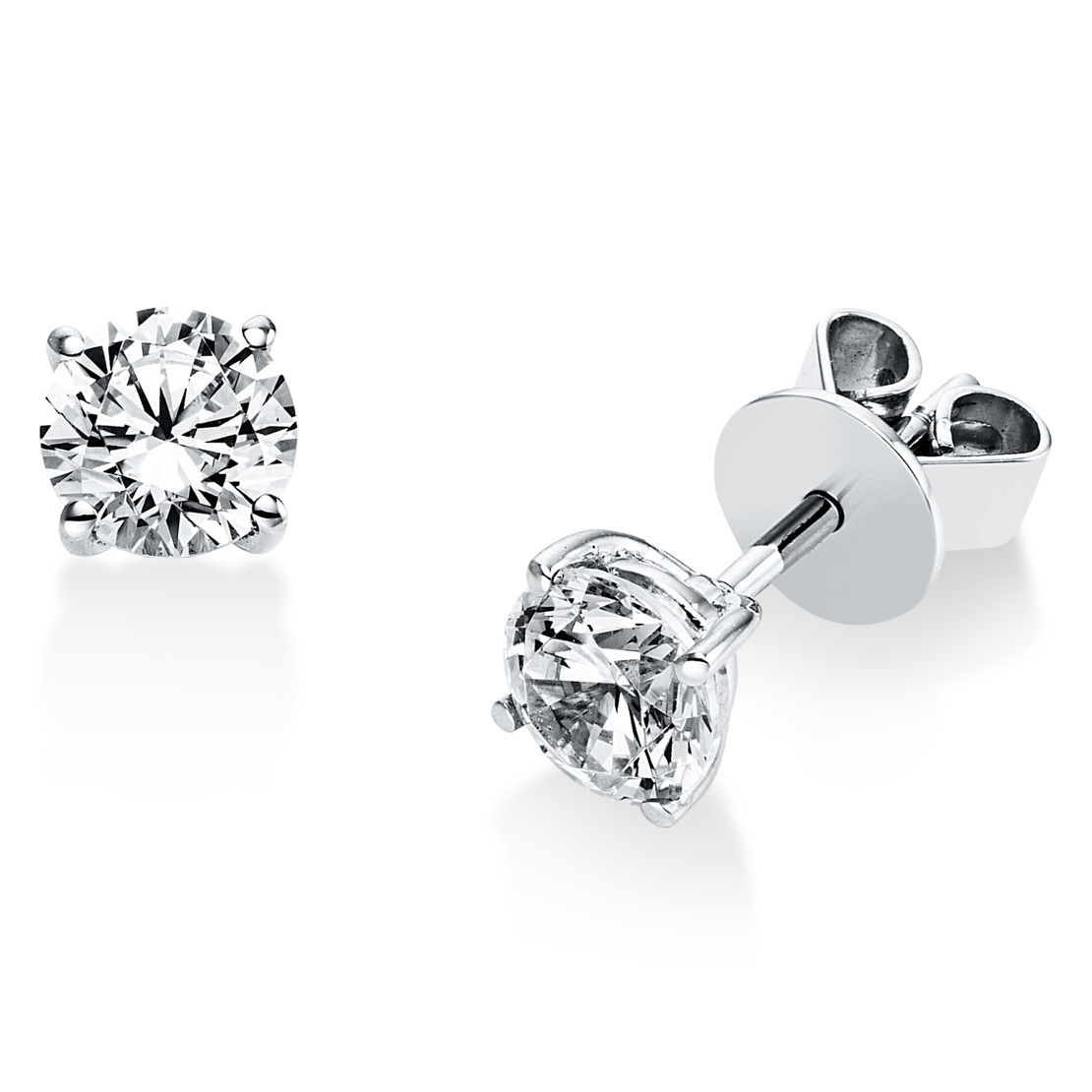 2.02 ct Investment diamond earrings