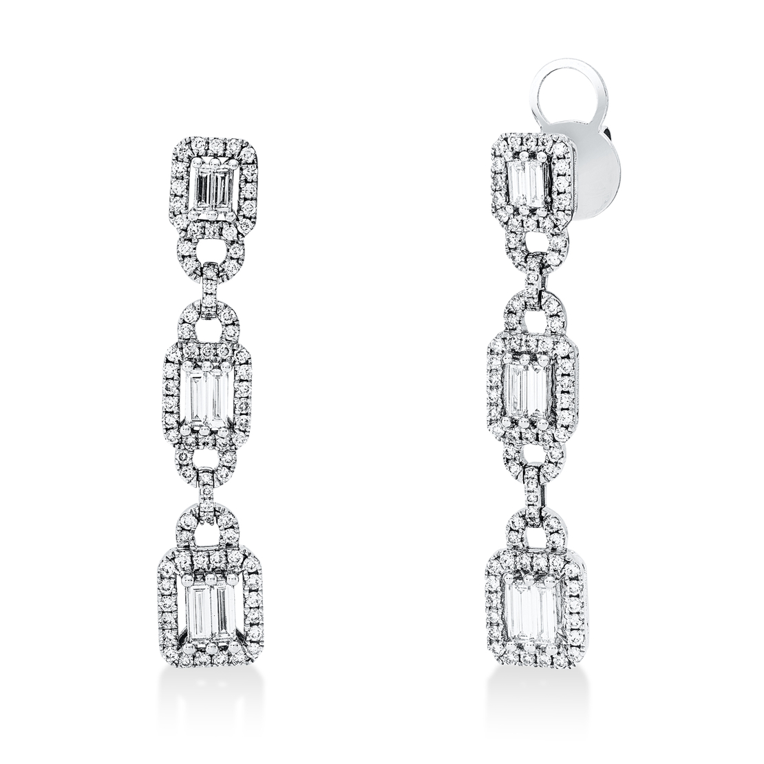 2.07 ct Diamond earrings