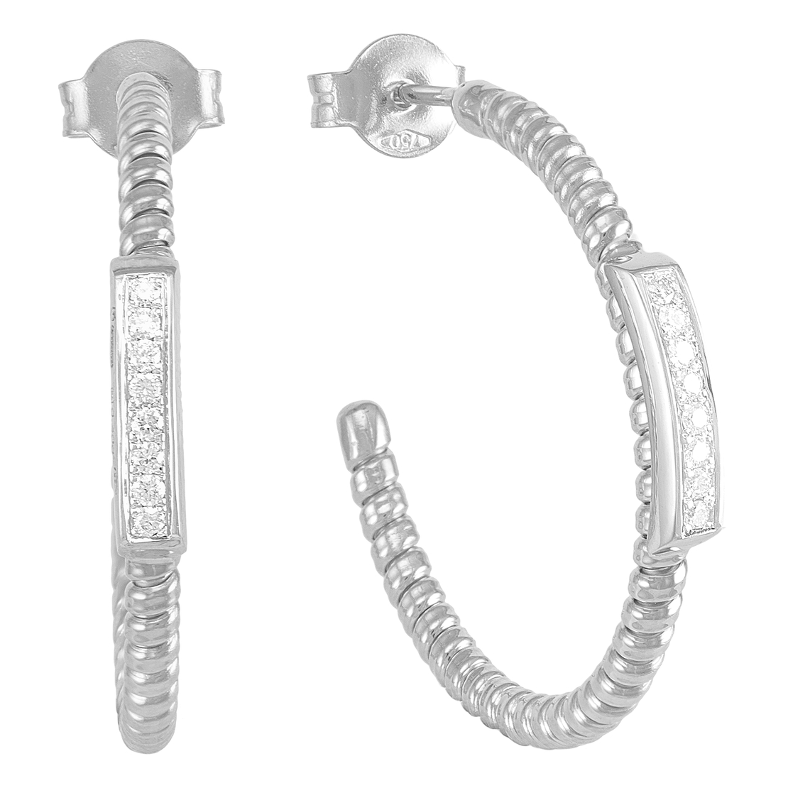0.13 ct Diamond earrings