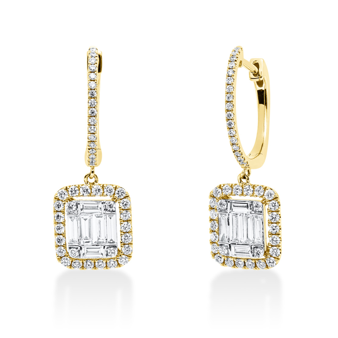 1.02 ct Diamond earrings