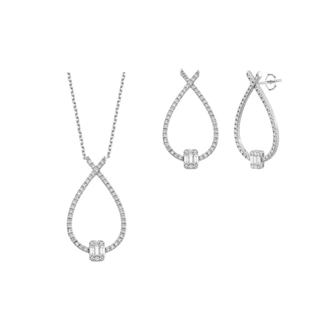 1.78 ct Set with diamonds