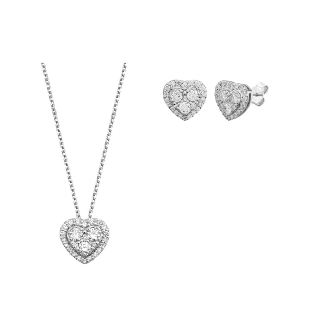 0.72 ct Set with diamonds