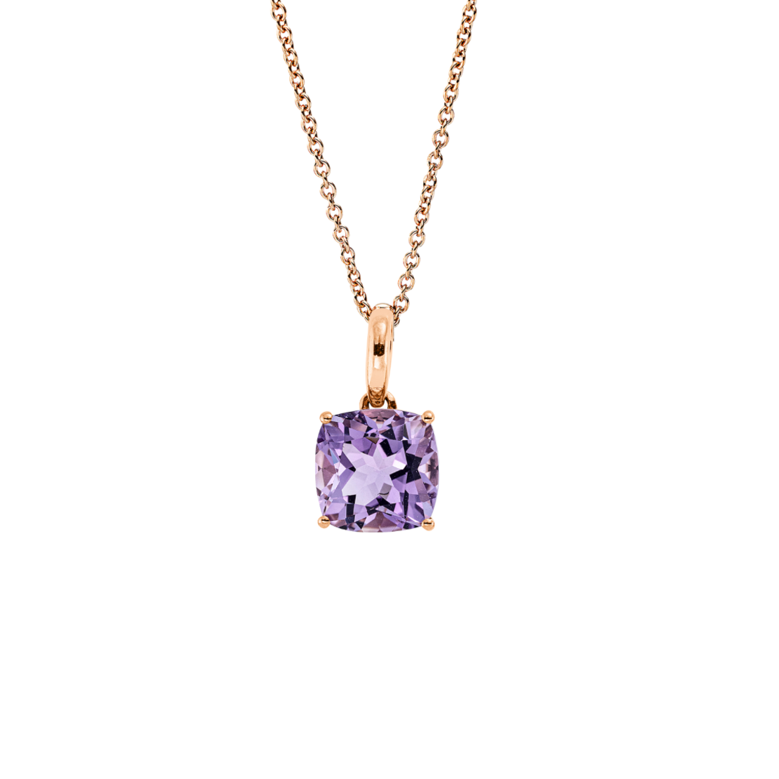 2.40 ct Necklace with amethyst