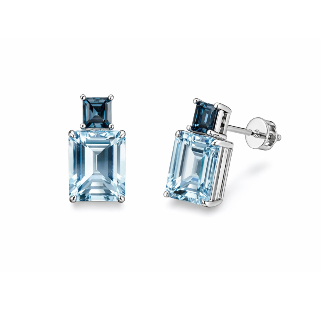 12.20 ct Topaz earrings