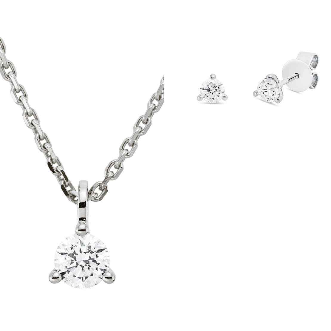 1.53 ct DIamond white gold set