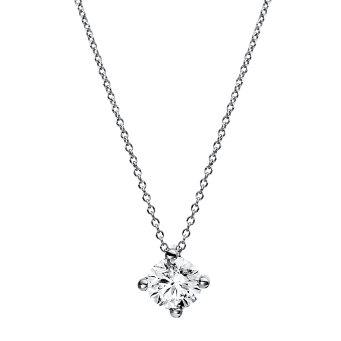 1.01 ct Round brilliant diamond necklace