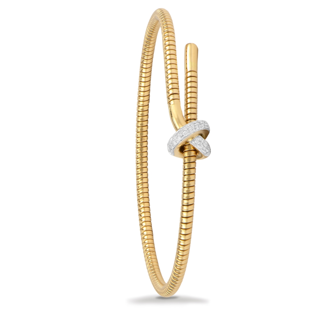 0.13 ct Diamond bracelet in yellow gold
