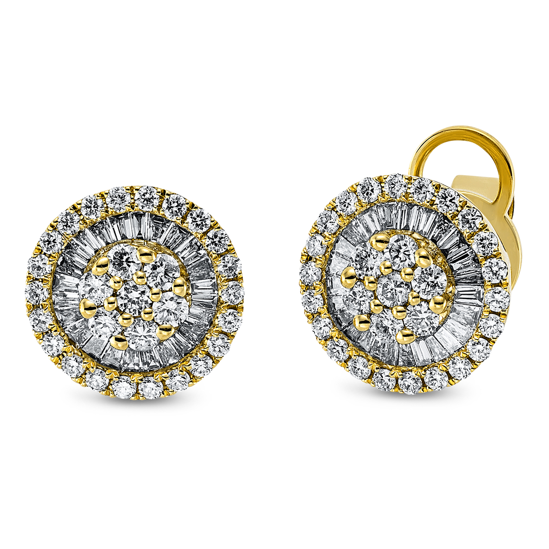 0.98 ct Diamond earrings