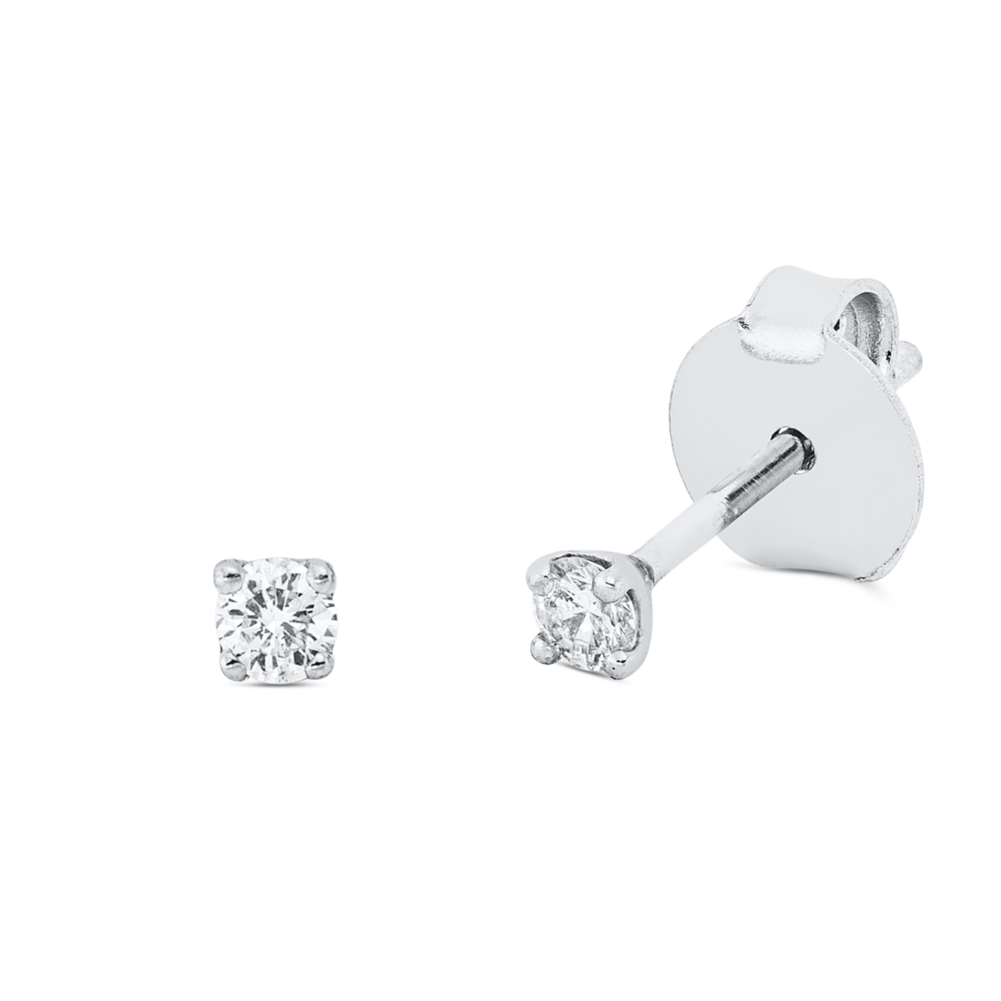 0.10 ct Classic diamond earrings