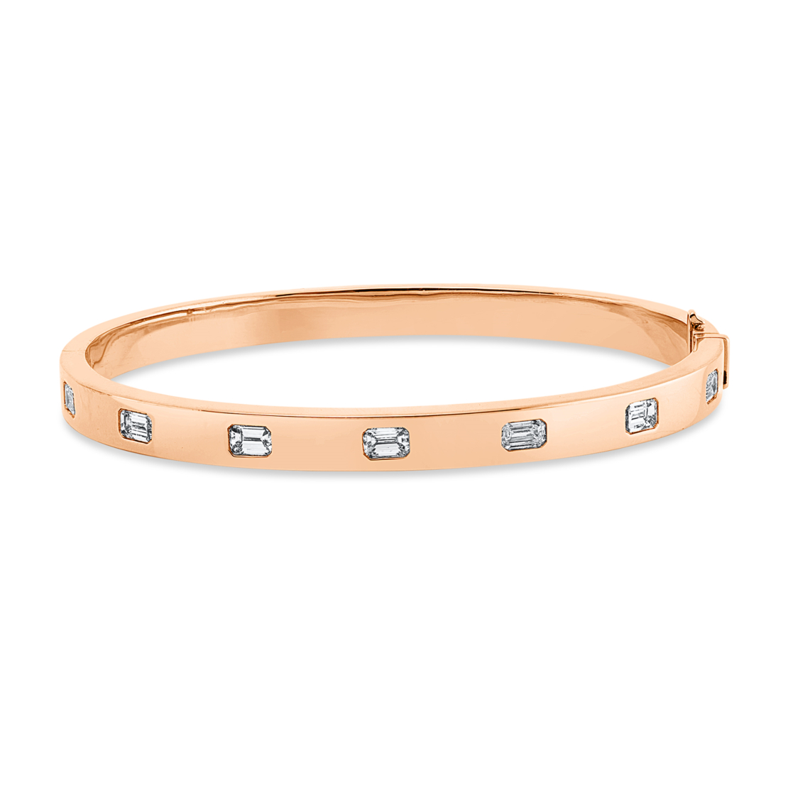 1.20 ct Bracelet with diamonds in rose gold