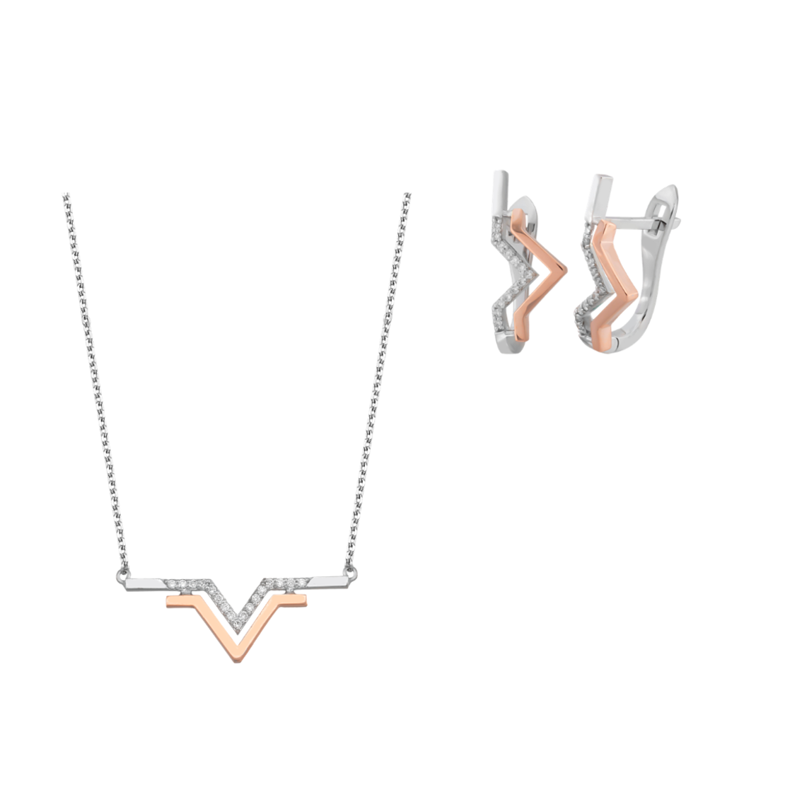 0.27 ct Set with diamonds