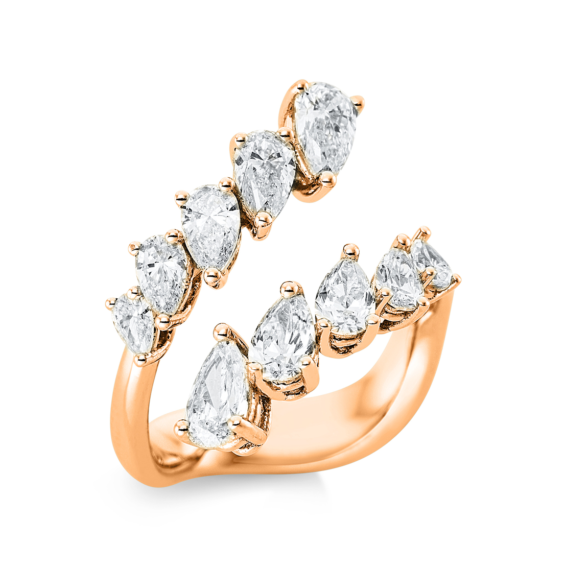 1.93 ct Rose gold diamond ring