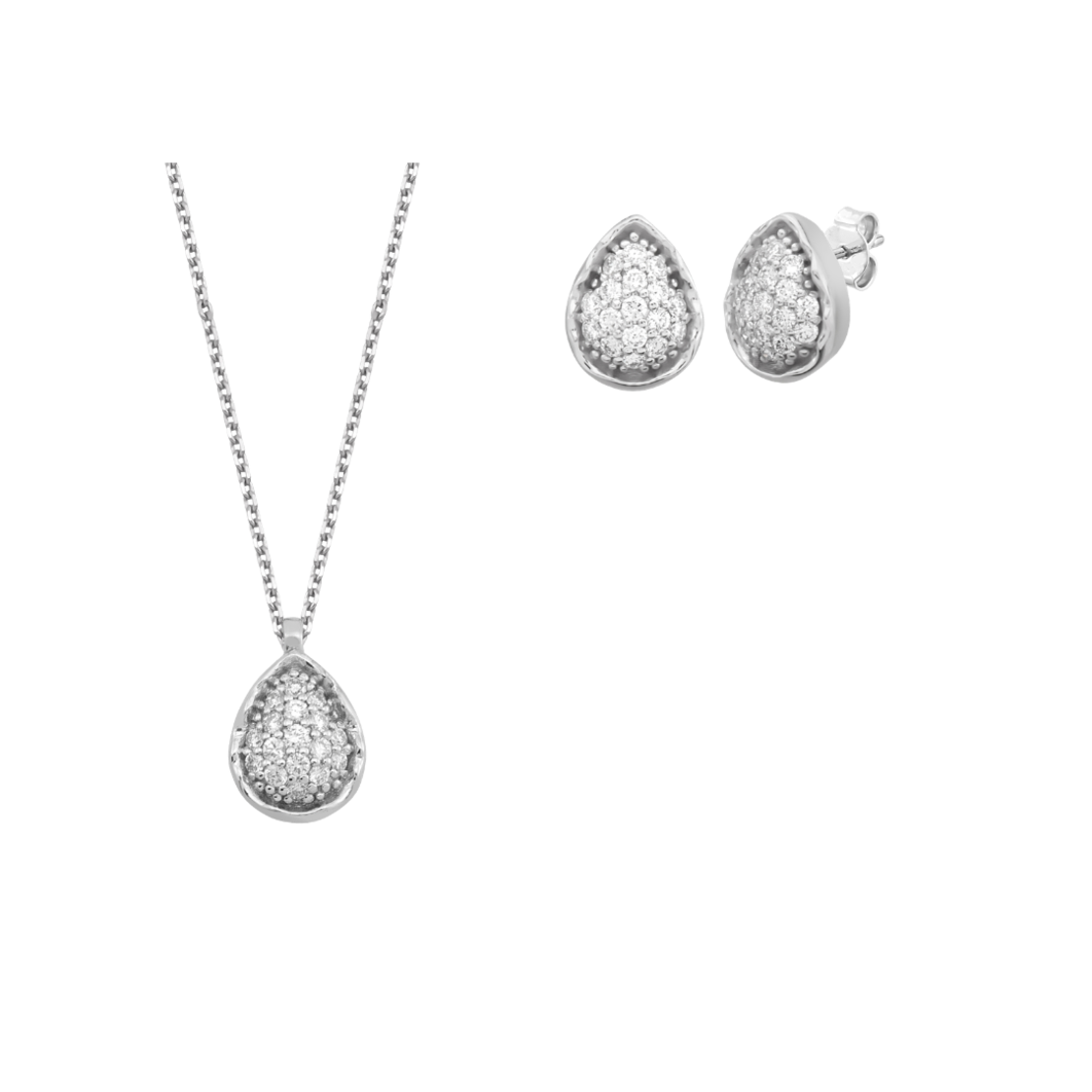 0.52 ct Set with diamonds