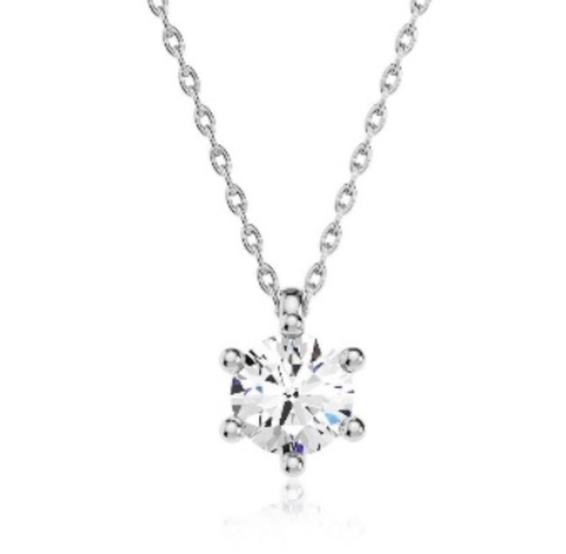 0.50 к Класическо колие с диамант