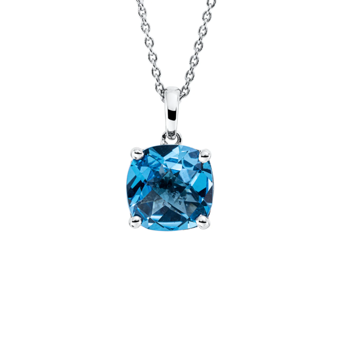 3.98 ct Necklace with topaz