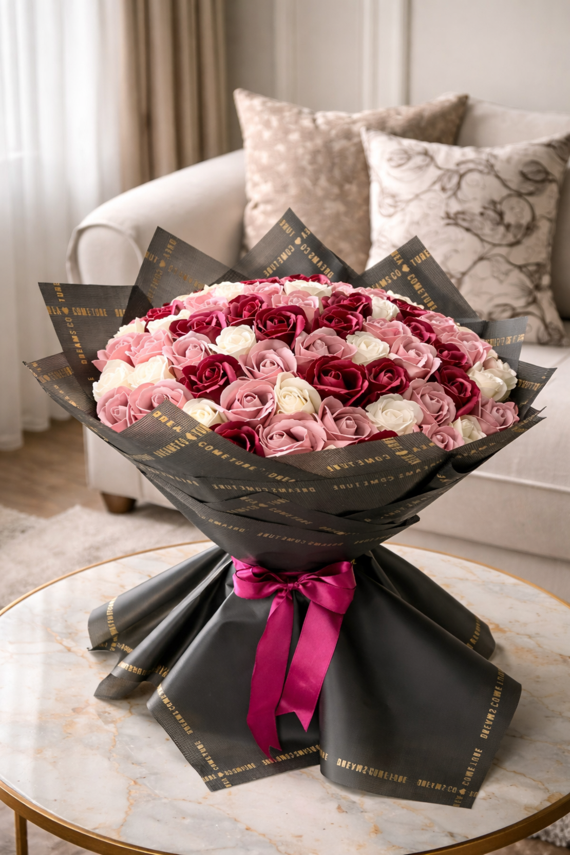 🌸 Луксозен букет от сапунени рози 🌸