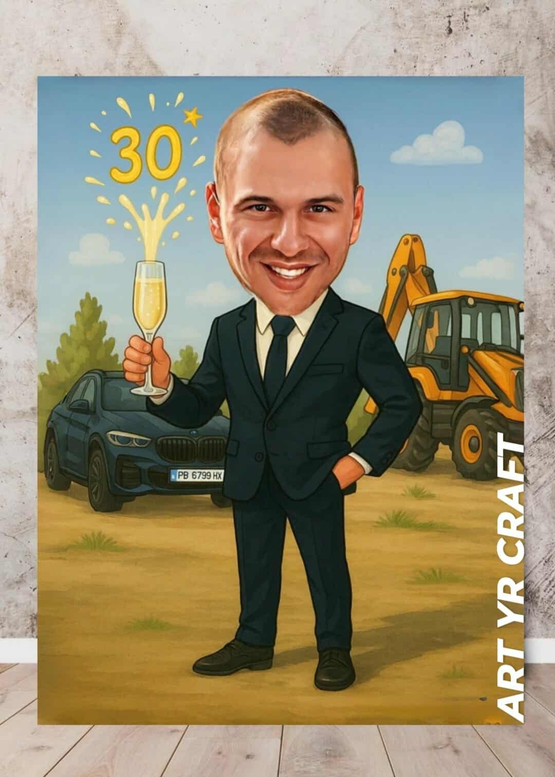 🎨 Персонализирана карикатура – идеален подарък за рожден ден!