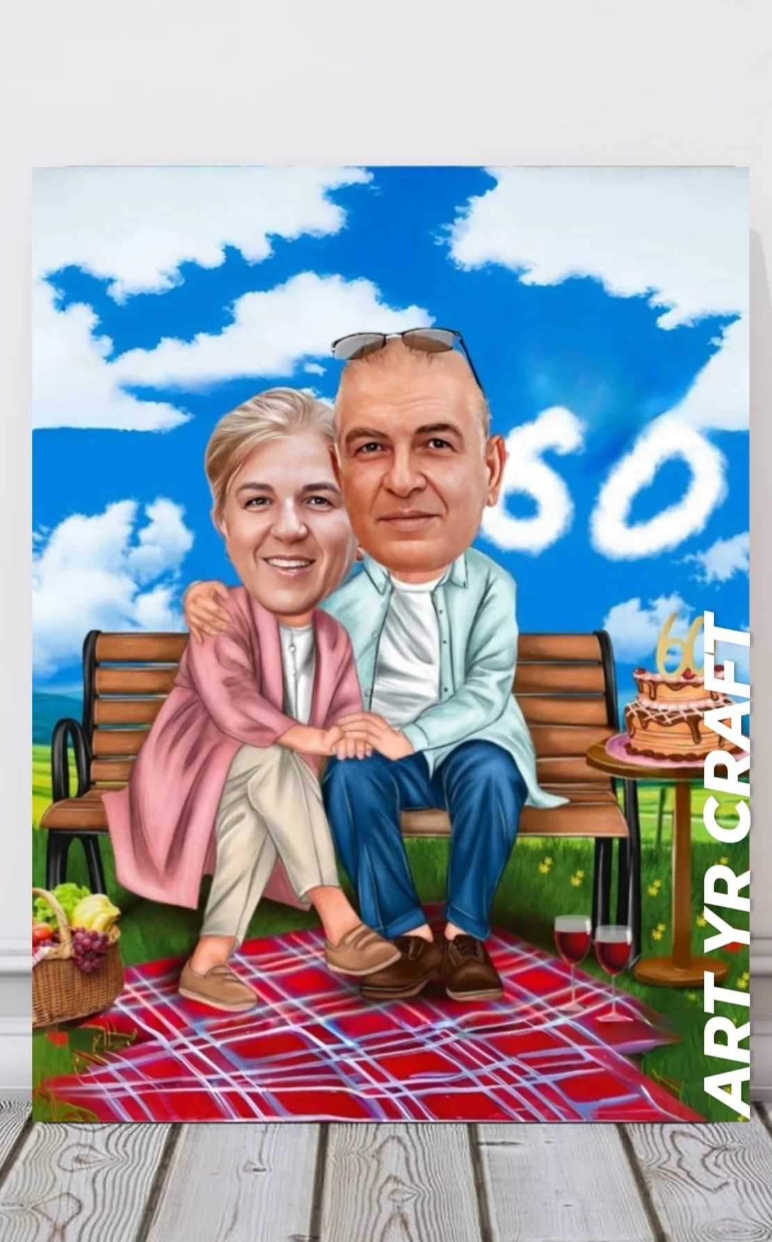 🎂 Карикатура за 60-ти рожден ден – 