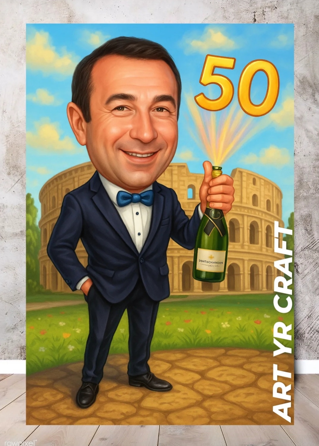 🎉 Карикатура за 50-ти рожден ден – 
