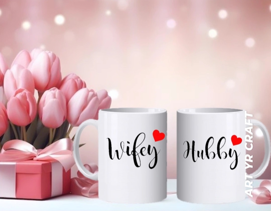 Комплект чаши „Wifey & Hubby“ – за Нея и Него