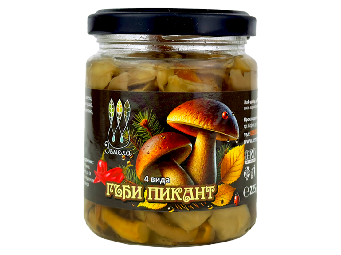 Четири вида гъби Пикант 225 гр
