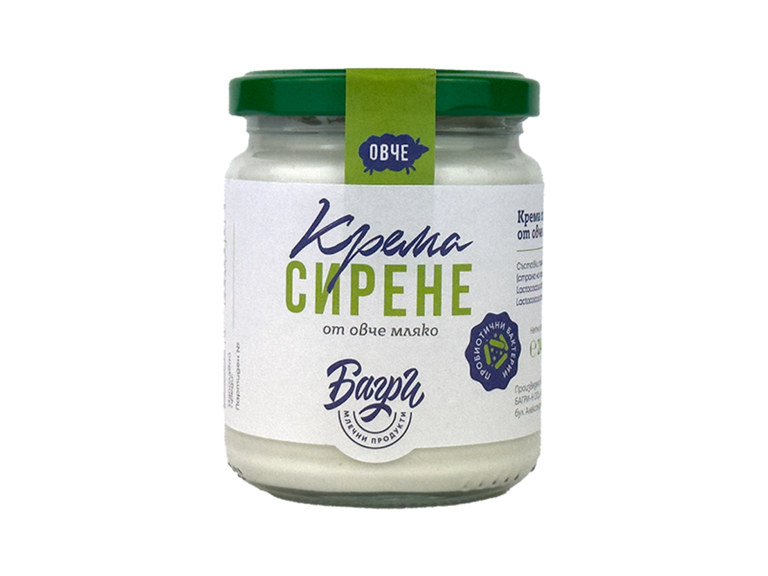 Крема сирене от овче мляко 240 гр