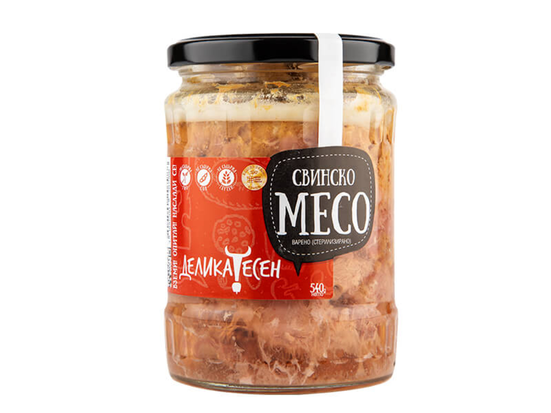 Свинско месо в буркан 540 гр