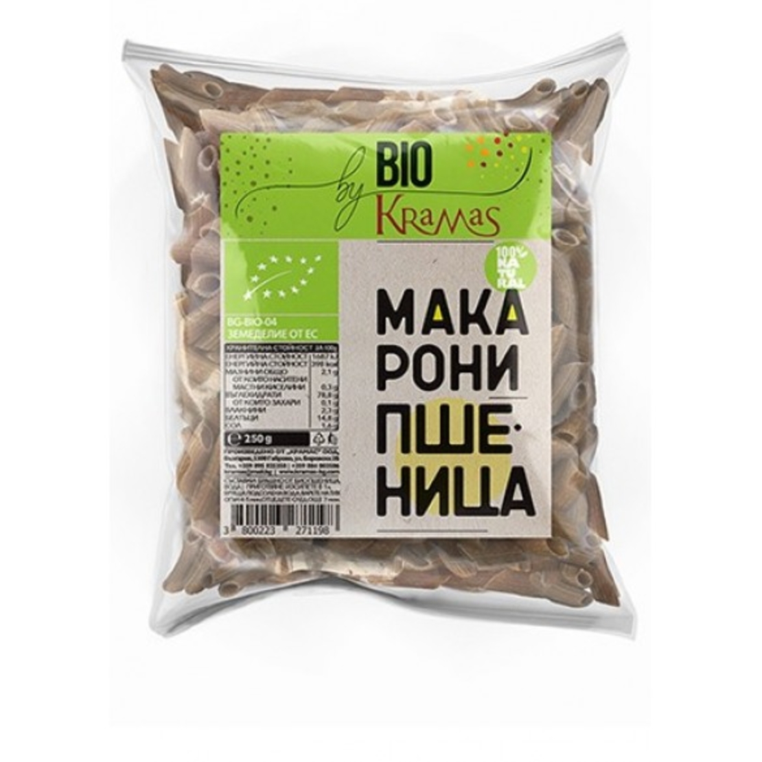 БИО макарон от пшеница 250 гр