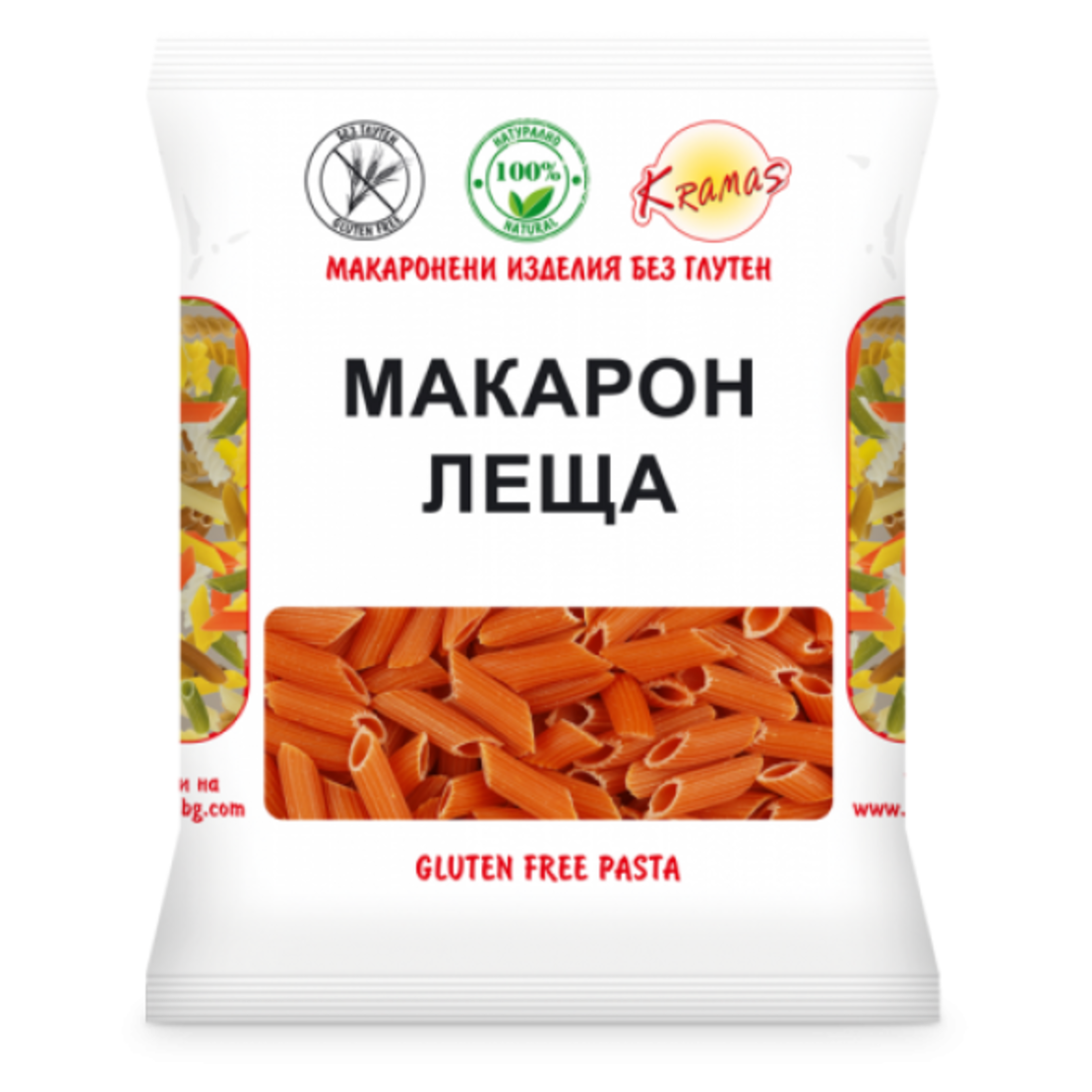 Макарони с червена леща 250 гр