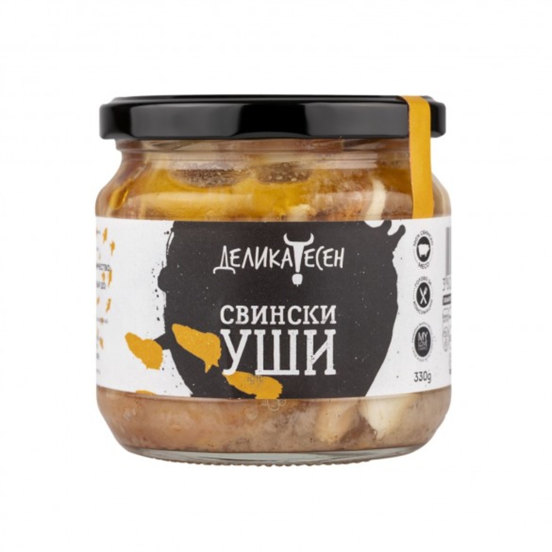 Свински уши в буркан 330 гр