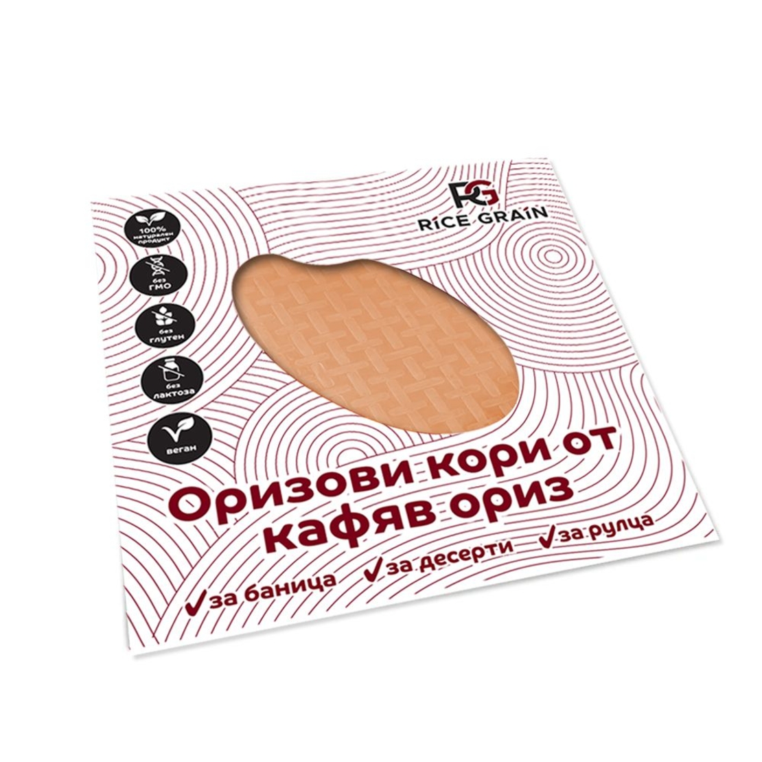 Безглутенови оризови кори от кафяв ориз 110 гр
