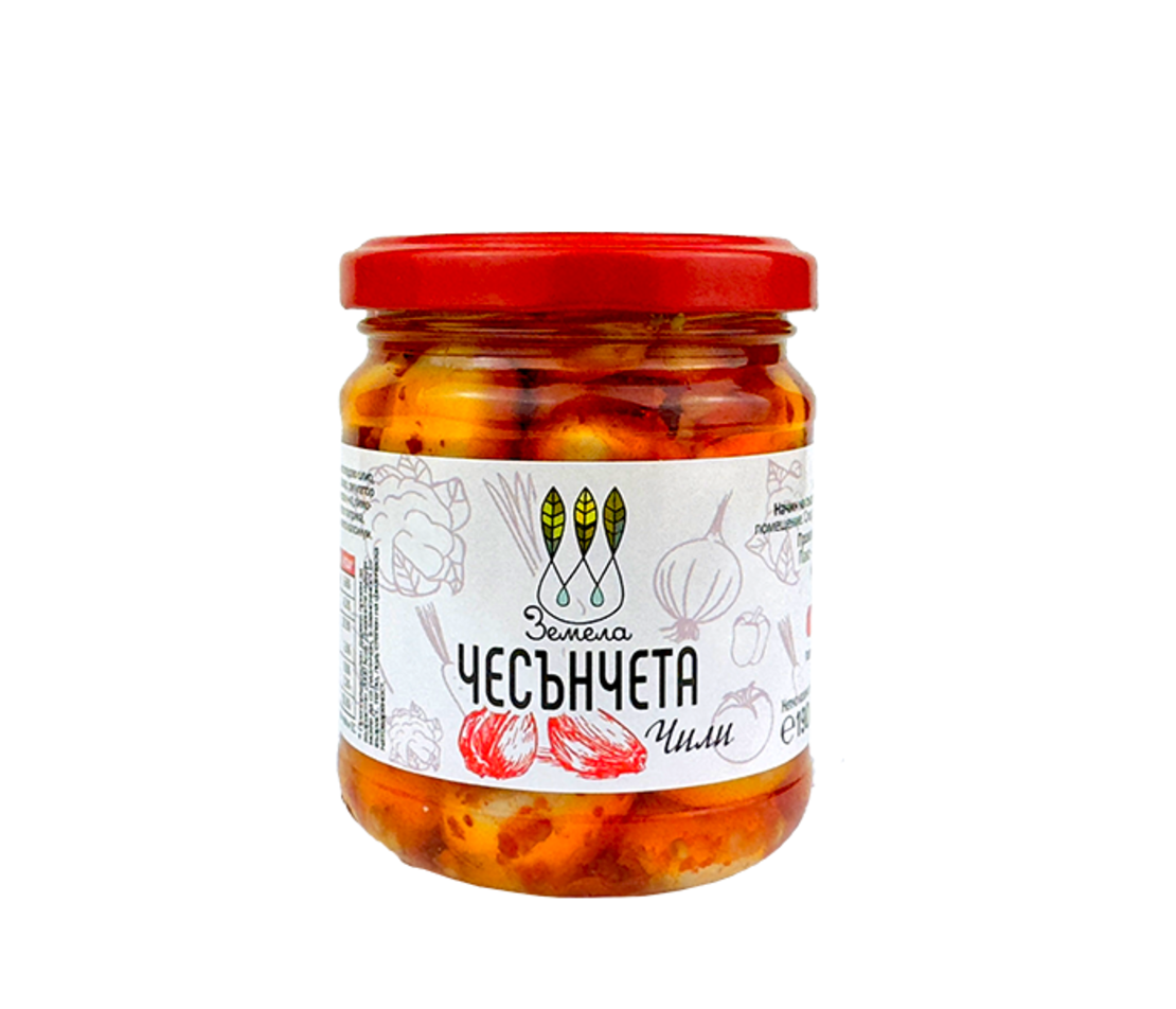 Чесънчета с чили 190 гр
