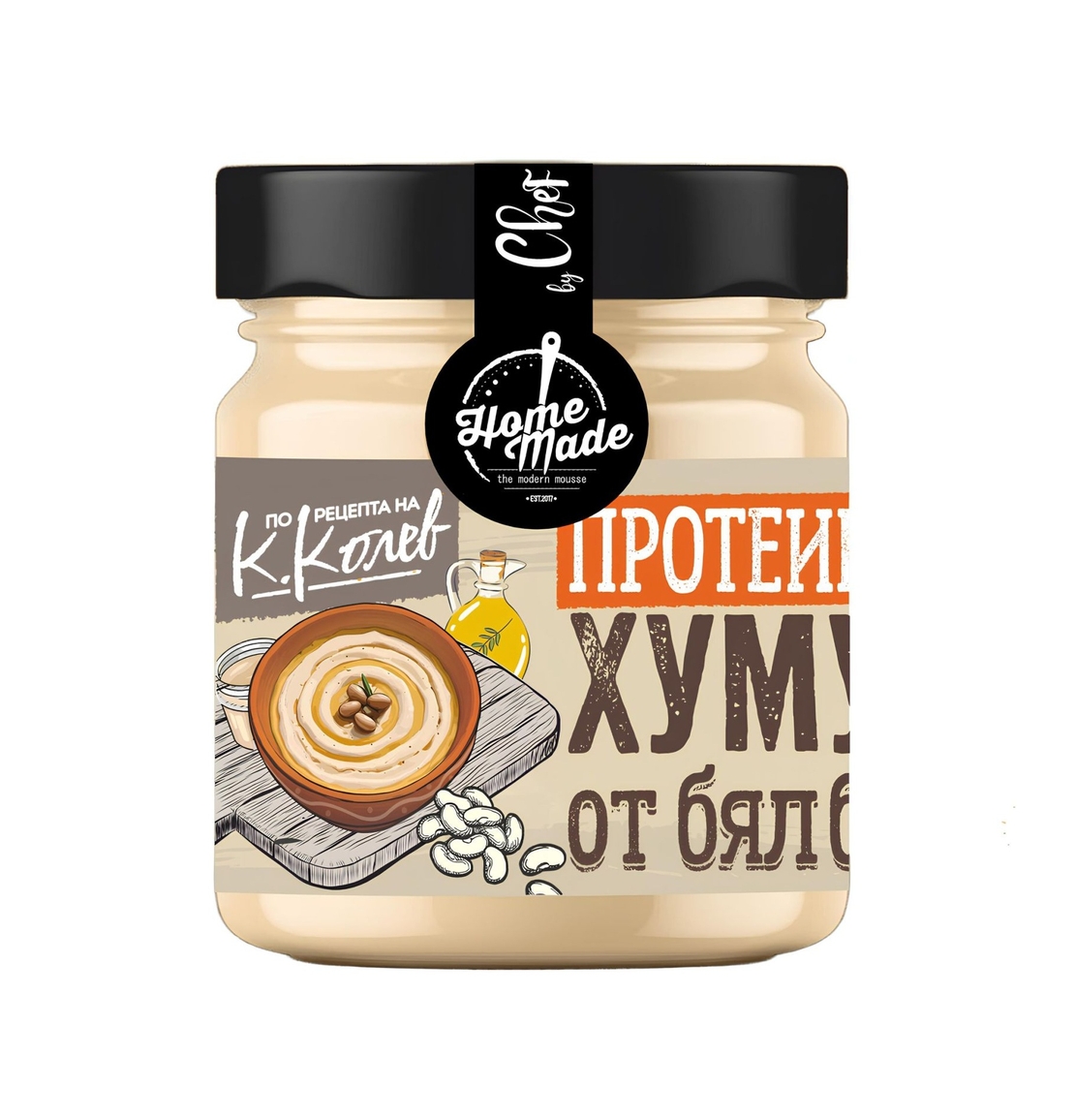 Протеинов хумус от бял боб 190 гр