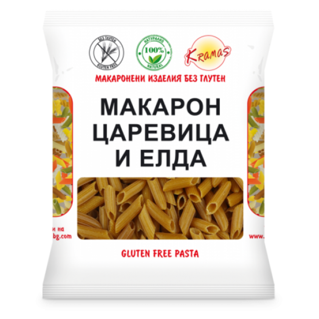Макарони с царевица и елда 250 гр