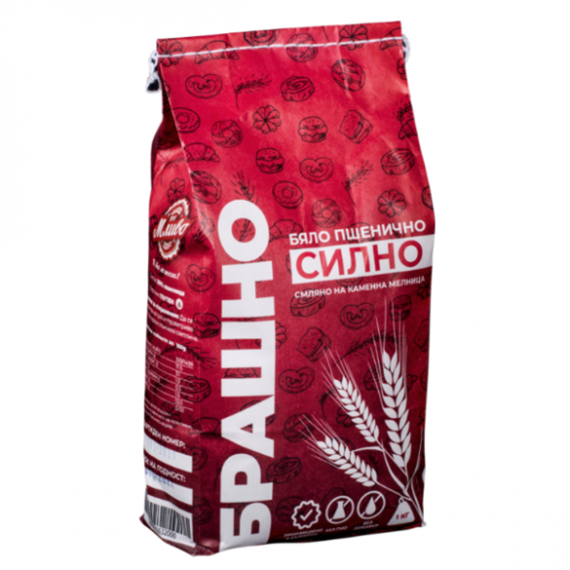 Брашно пшеничено Силно бяло 1 кг