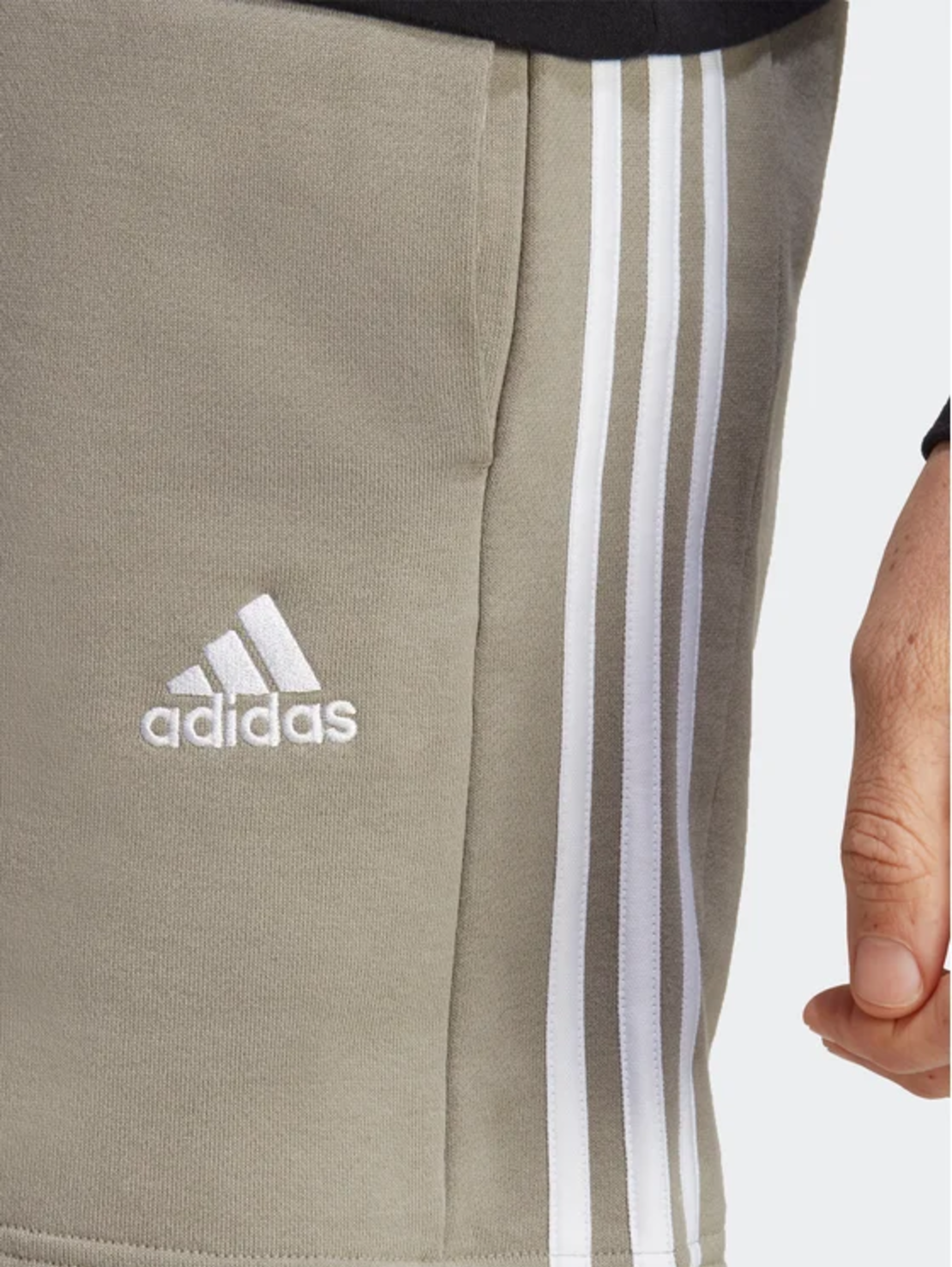 ADIDAS  Essentials French Terry 3-Stripes Shorts