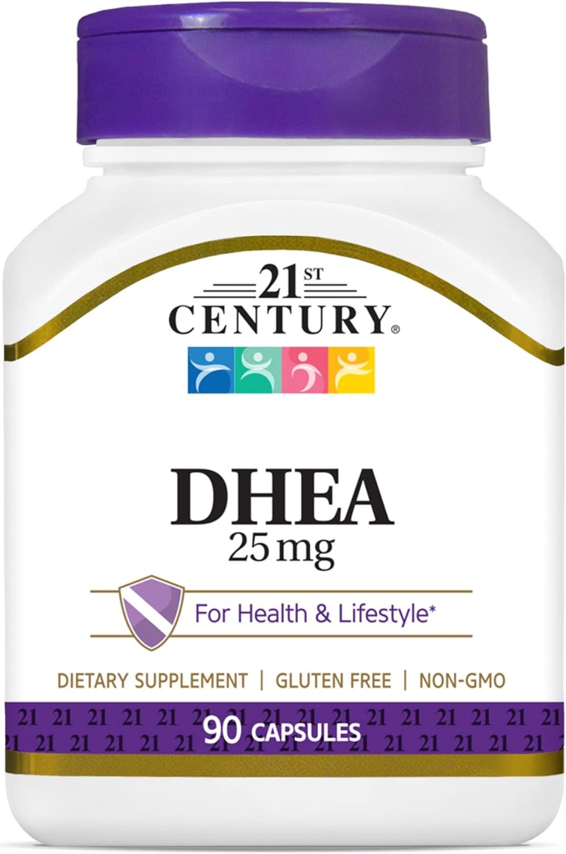 DHEA, 25 mg, 90 капсули