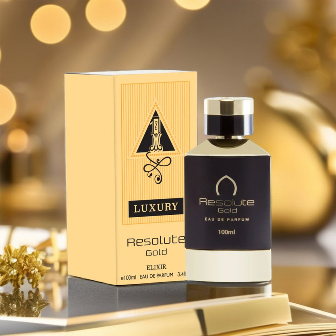 Resolute Gold  by Khalis - Оригинален Мъжки парфюм внос от Дубай