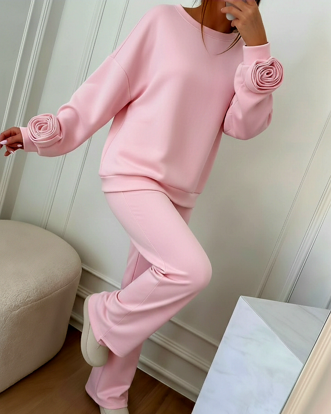 Дамски сет в розово