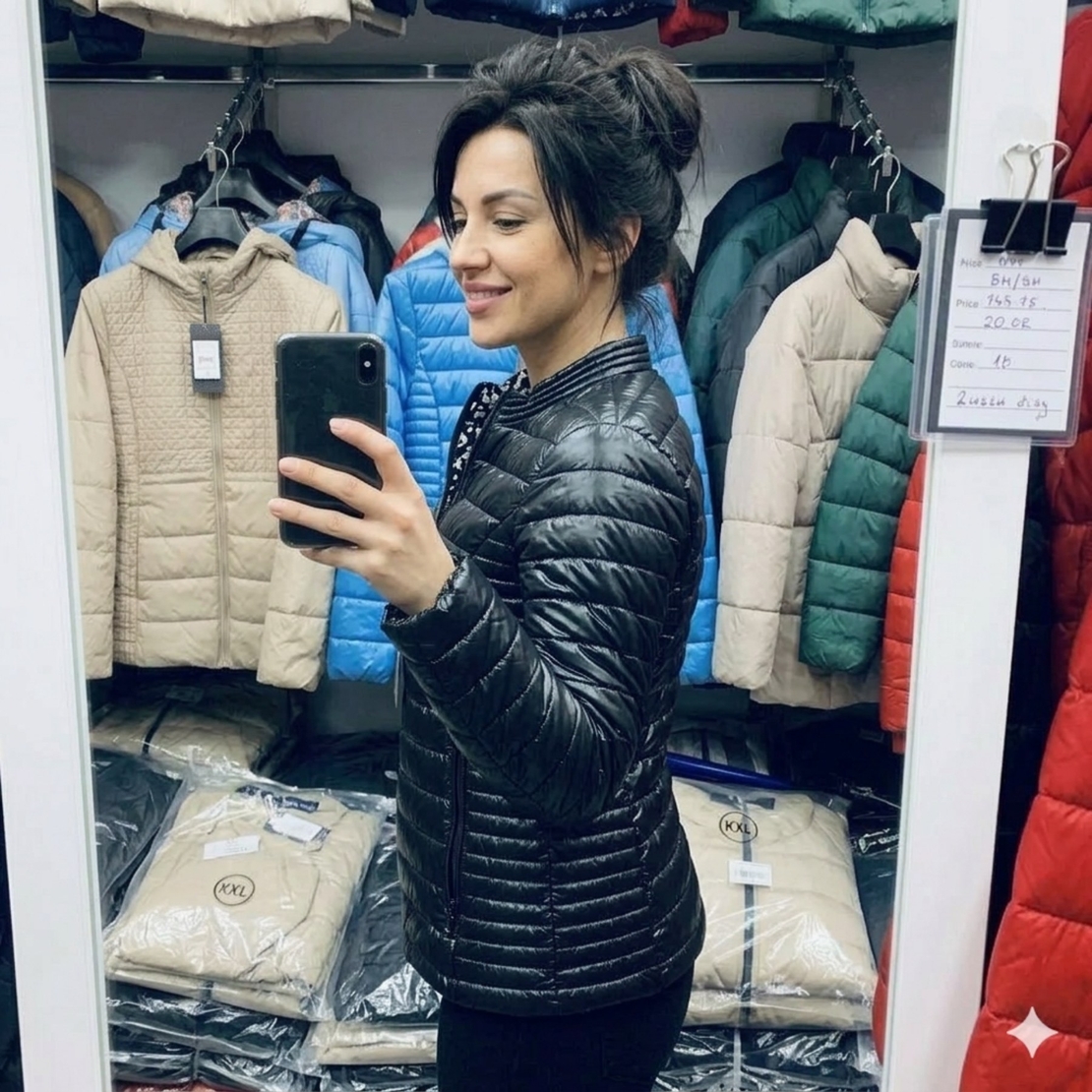 Преходно яке в черно