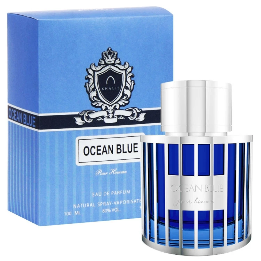 Ocean Blue by Khalis -Оригинален мъжки парфюм внос от Дубай