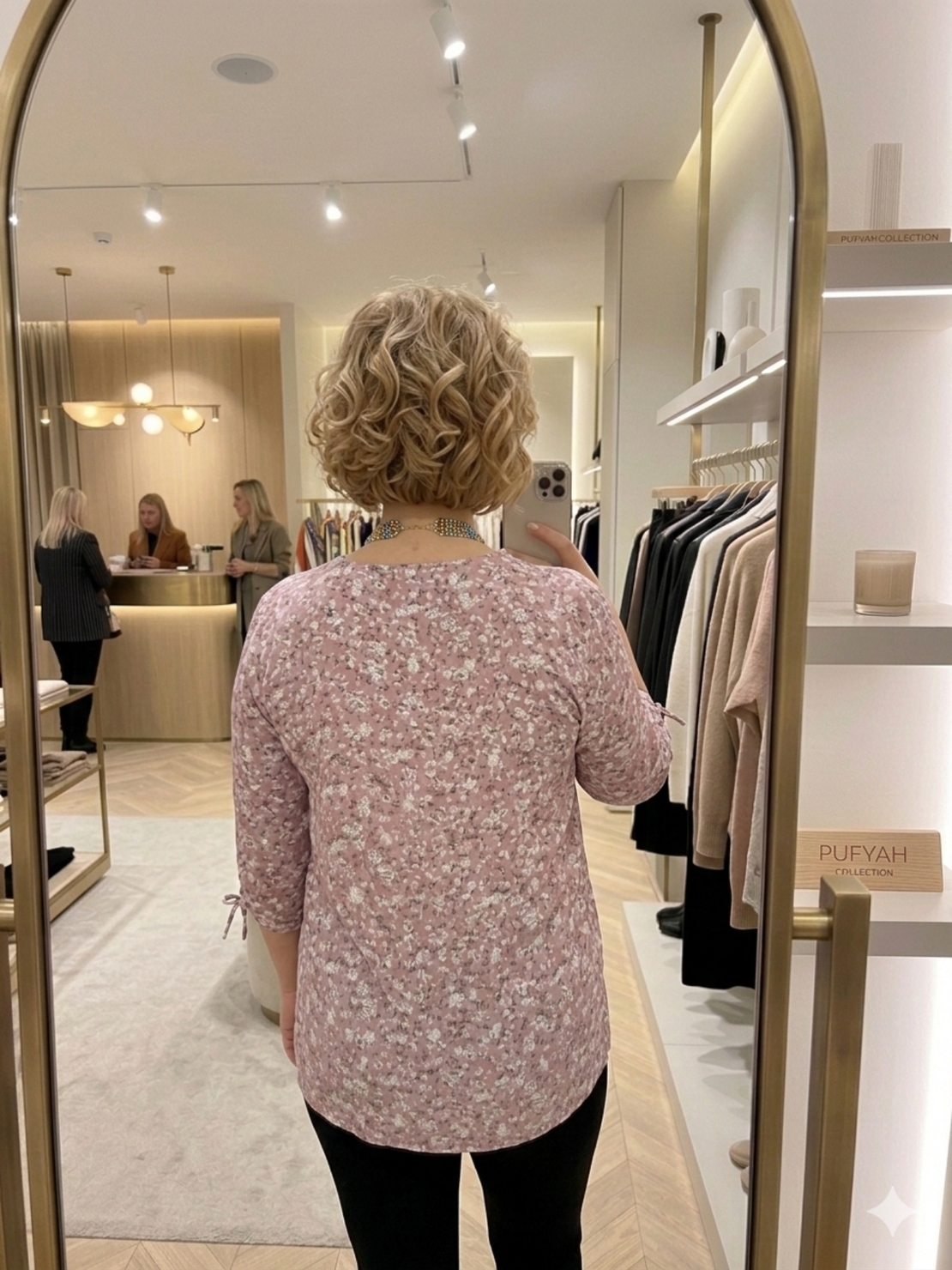 Дамска блуза с флорален принт