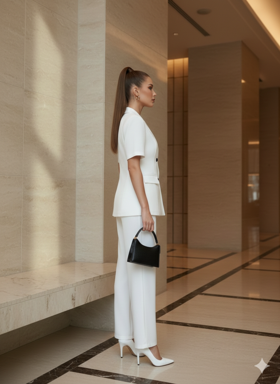 Елегантен дамски костюм Вискоза