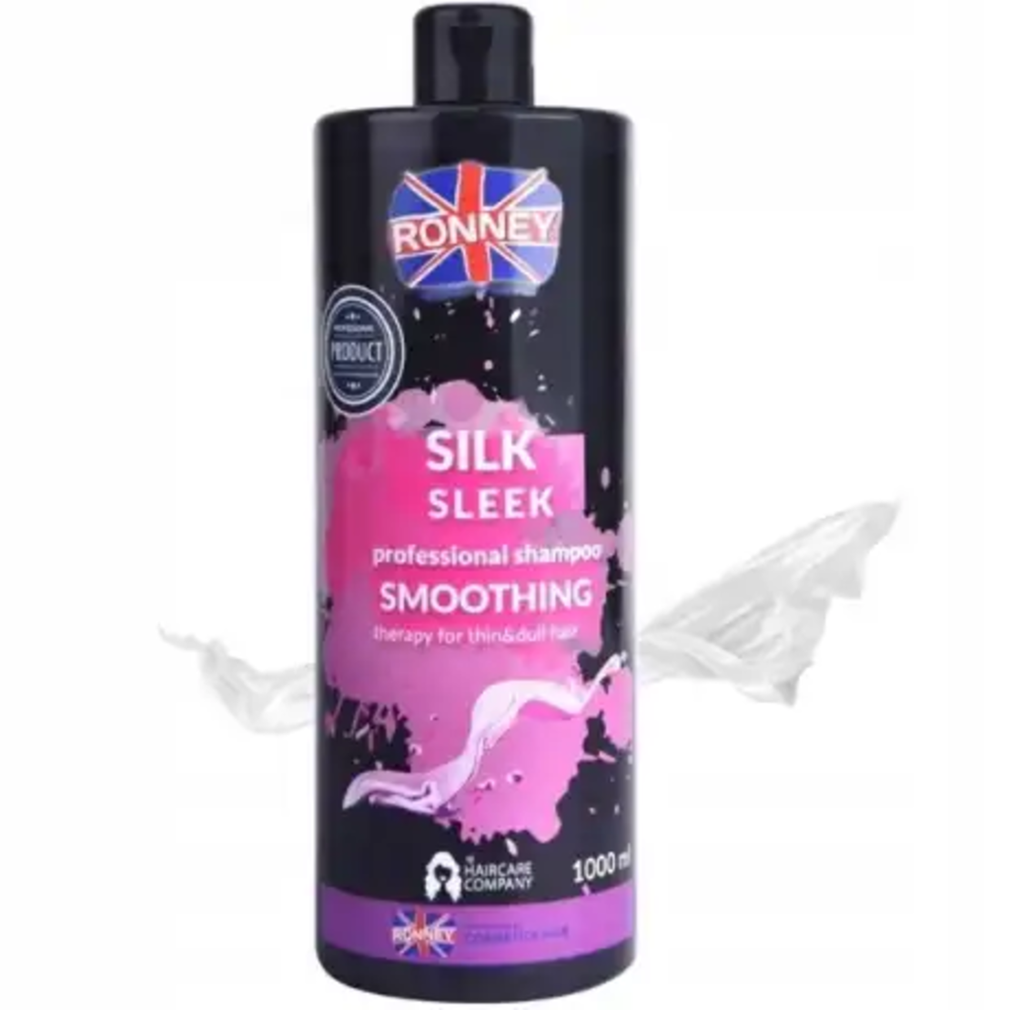 RONNEY PROFESSIONAL Shampoo Smoothing Silk Sleek-Smoothing шампоан за тънка и матова коса 1000 ml RCH 00102
