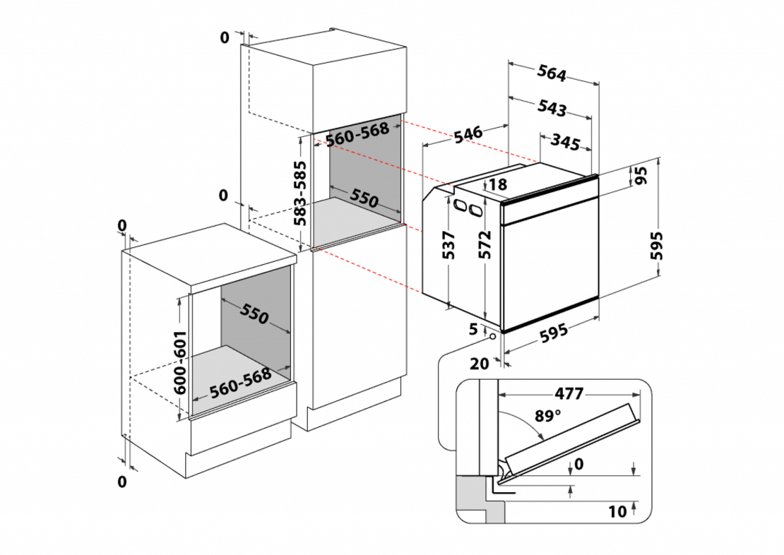 Фурна за вграждане Whirlpool AKZM 8480 NB