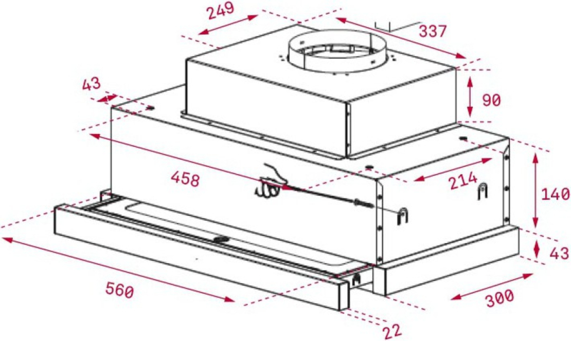Абсорбатор TEKA CNL 6610 E.391 Инокс